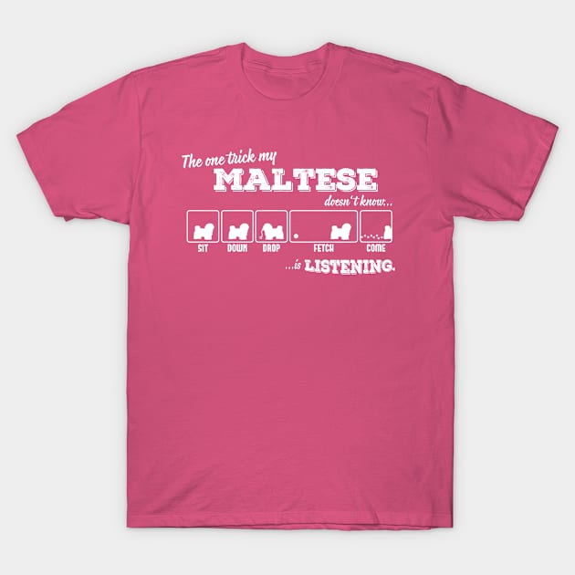 Maltese T-Shirt by nektarinchen